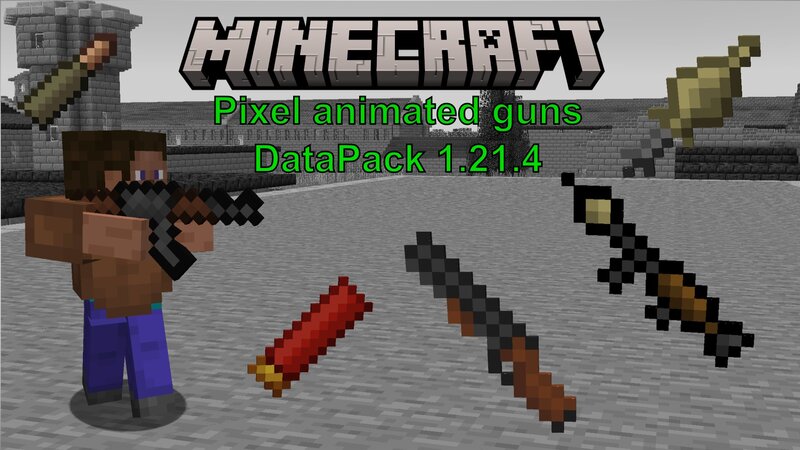 Pixel Animated Guns 1.21.4 preview