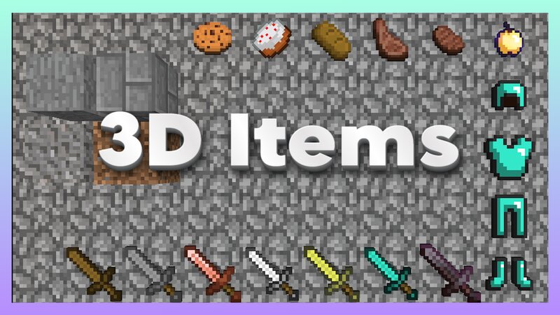 3D Items (1.21.2 - 1.21.10) preview