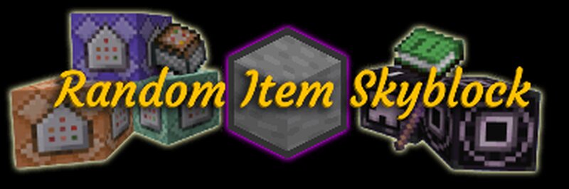 Random Item Skyblock Datapack preview
