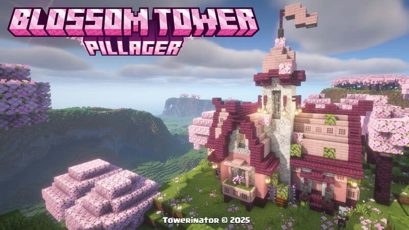 Fantasy Blossom Pillager Tower 🌸(1.20 - 1.21.11) preview