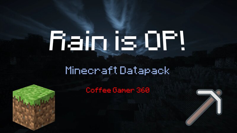 Minecraft, but rain is OP preview