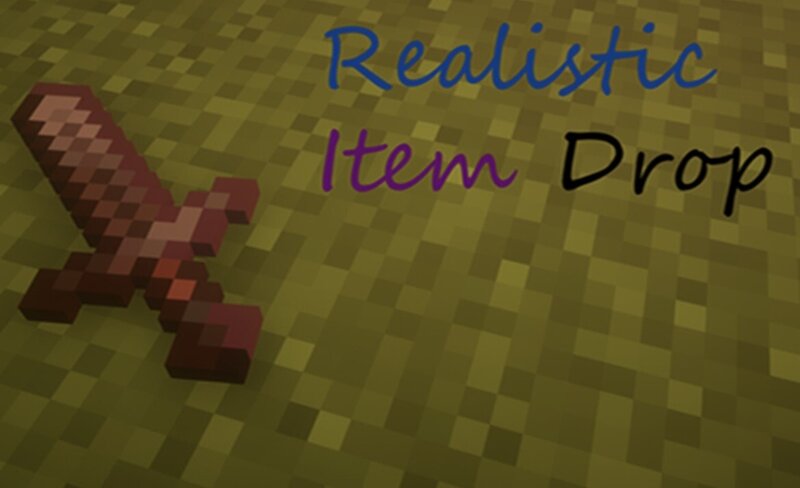Realistic Item Drop preview