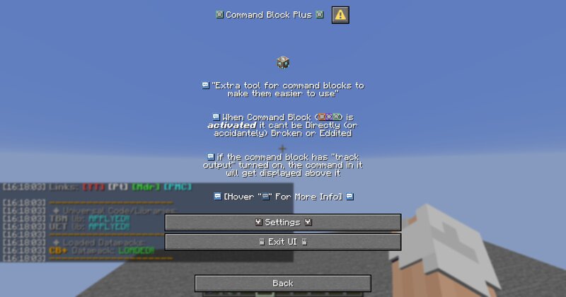 command block plus preview