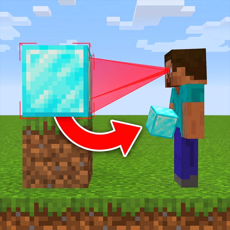 Minecraft But You Get Every Block You Look At... preview