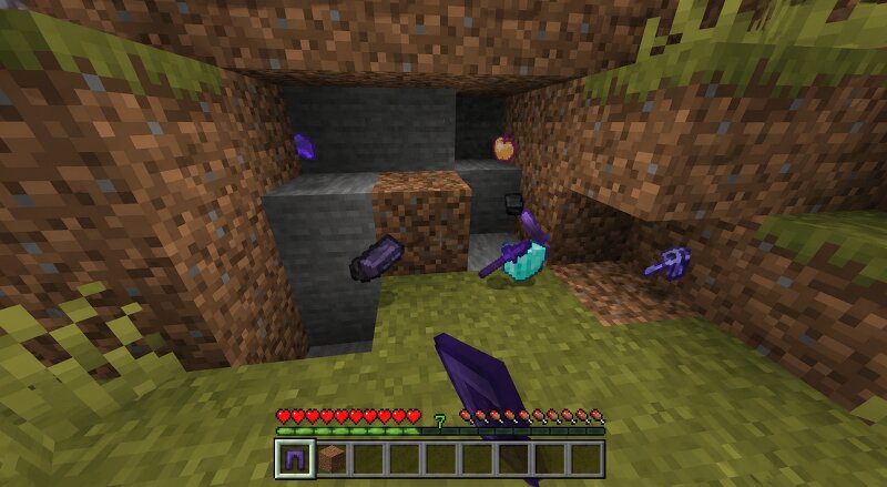 Minecraft But DIRT DROPS OP ITEMS! preview
