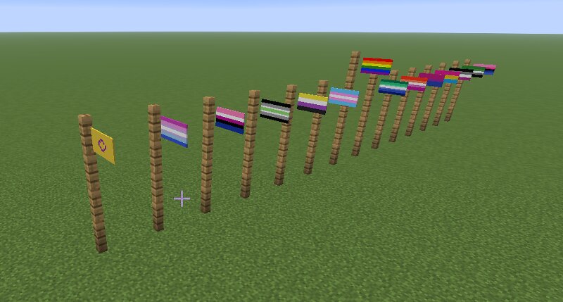 Craftable Pride Flags preview