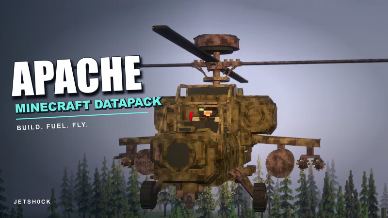 Apache Helicopter Datapack preview