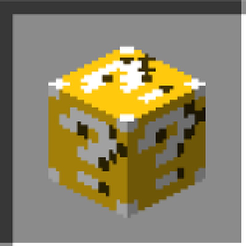 DAFPlayer's lucky block vanilla datapack (no textures required!) preview