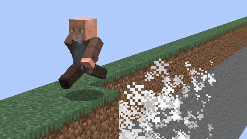 Minecraft but Walking Deletes the World preview