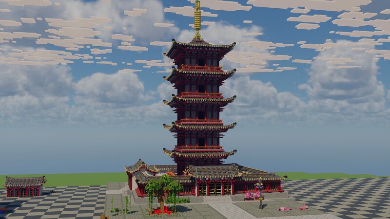 Japanese Inspired Temple preview