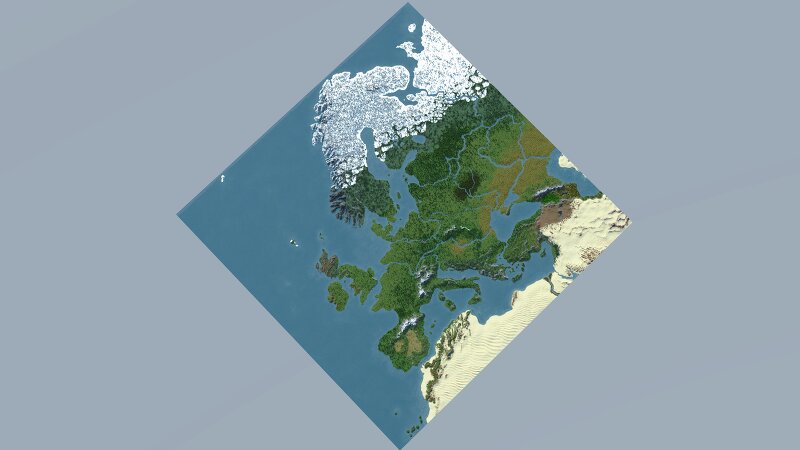 Europe Map / 1.20.4 / 8.000 x 8.000 / Private preview