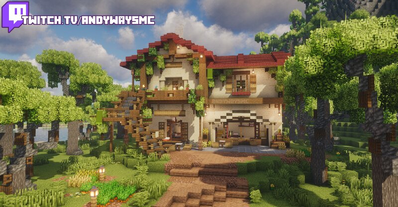 Mediterranean House with interior |FREE DOWNLOAD| preview