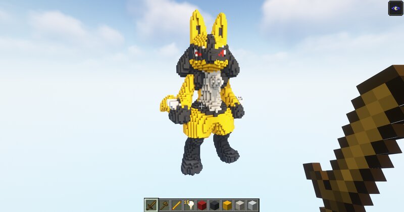 Minecraft Lucario Shiny Statue! Download preview