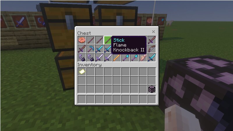 Enchantments on items Bedrock preview