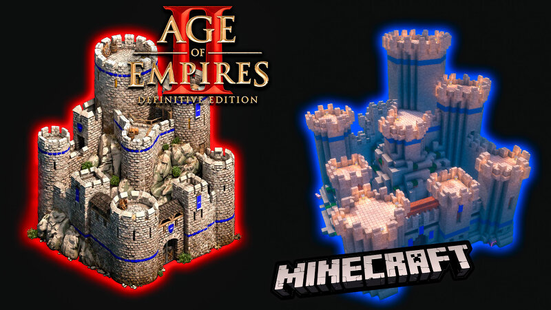 Age of Empires 2 Armenian Castle In Minecraft preview
