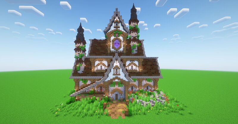Minecraft Dark Oak Manor preview