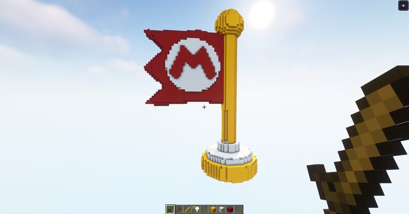 Minecraft Flag M Statue! Download preview