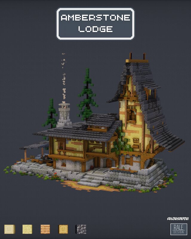 Medieval Fantasy Amberstone Lodge preview