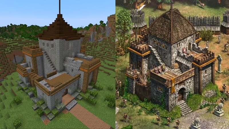 AOE2 - Saxon Castle preview