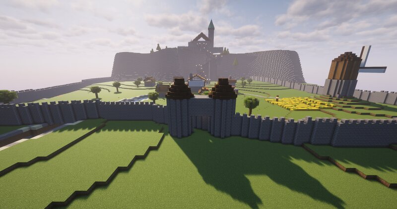 Minecraft Medieval Faction Spawn Free Schematic preview