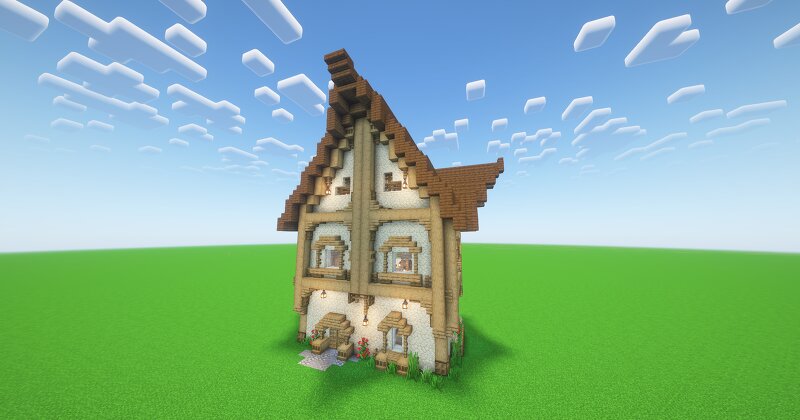 Minecraft Sandstone Residence preview