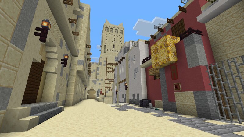 Minecraft CS:GO Mirage map preview