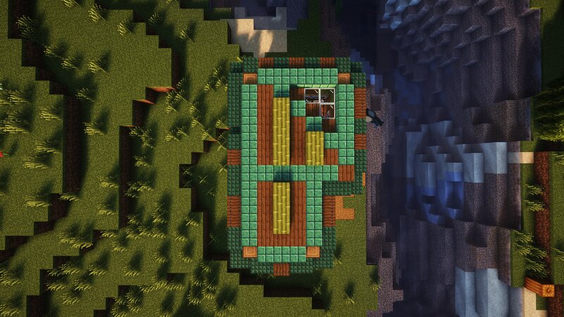 P shaped house preview