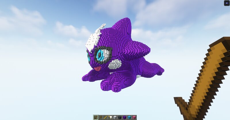 Minecraft Toxel Sleeping Statue! Download preview