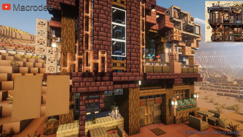 Steampunk Building Design 2 of 25 preview