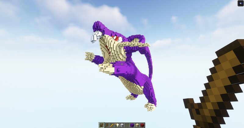 Minecraft Rattata Statue! Download preview