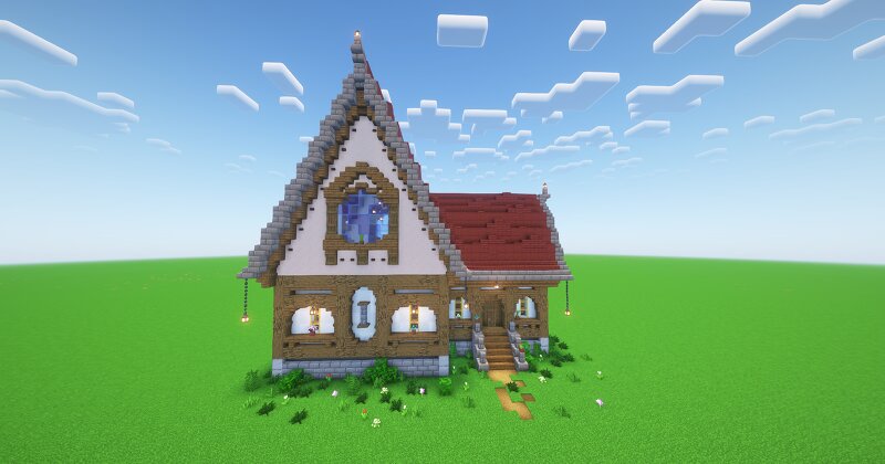 Minecraft Medieval Country House preview