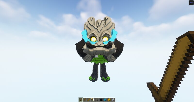 Minecraft Cornerstone Mask Statue! Download preview