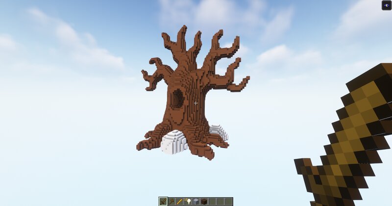Minecraft Tree Halloween Statue! Download preview