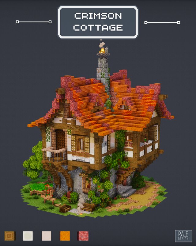 Medieval Fantasy Crimson Cottage preview