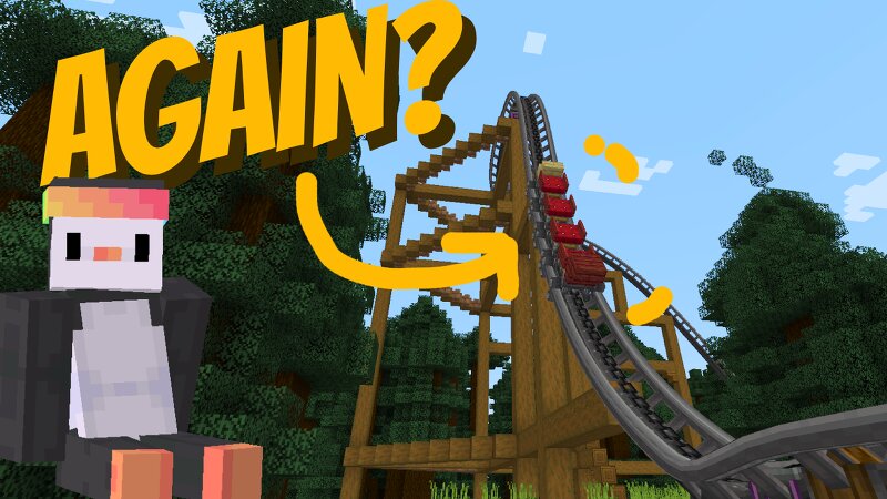 Rollercoaster Create mod world preview