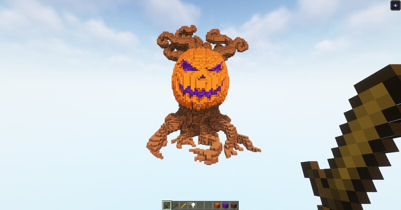 Minecraft Halloween Jack Statue! Download preview