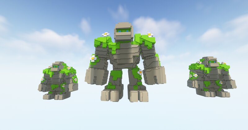 Minecraft Golem Nature Statue! Download preview