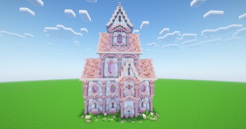 Minecraft Grand Cherry House preview