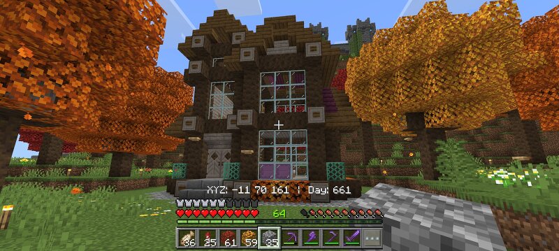 ๐ Dapple Forest House | Vanilla Survival | Bedrock preview