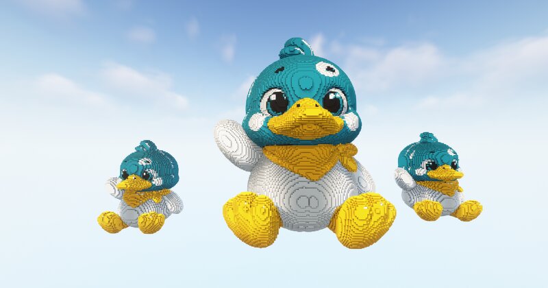 Minecraft Ducks Statue! Download preview
