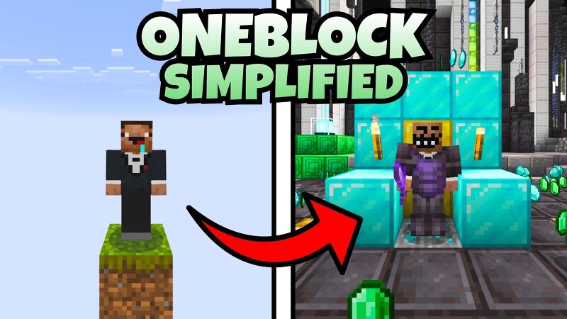 ONEBLOCK SIMPLIFIED (One block Skyblock) preview