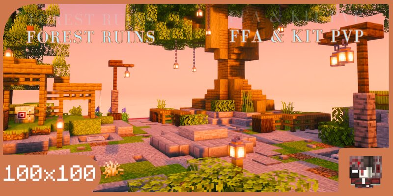 Forest Ruins Spawn FFA & KitPvP 100x100 preview