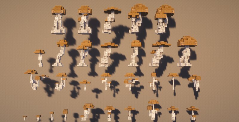 Mushroom Assets (Brown, Red, Green) preview