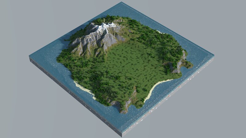 World for a city with a mountain in the north preview