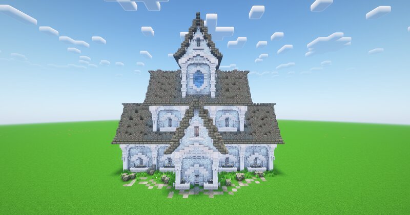 Minecraft Pale Oak Noble Residence preview