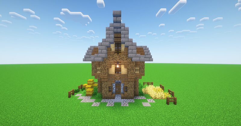 Minecraft Villager House preview