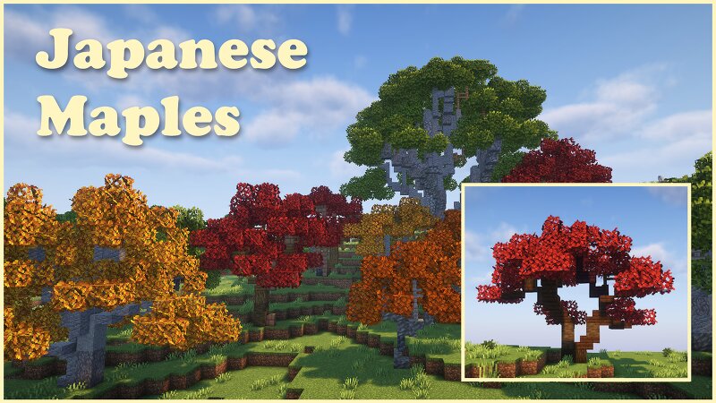 Pingvo's Japanese Maple tree pack preview
