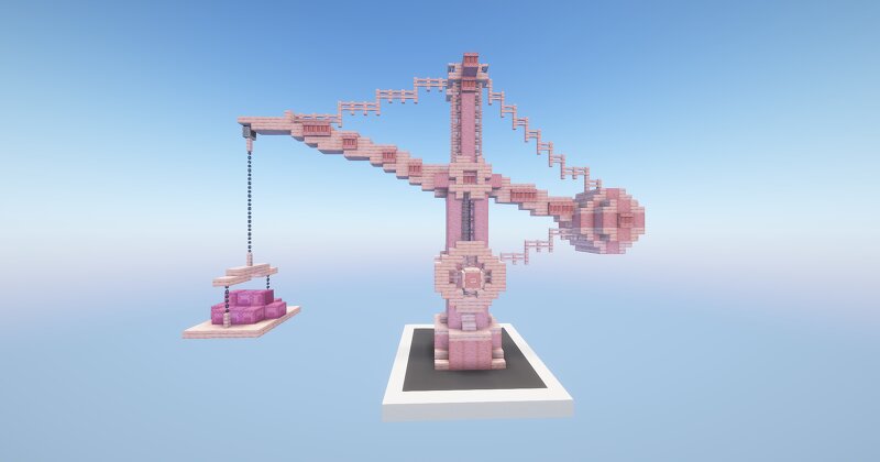 Minecraft Cherry Crane preview