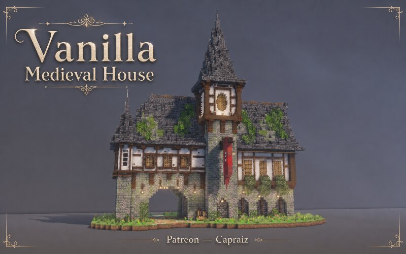 Vanilla Medieval House preview