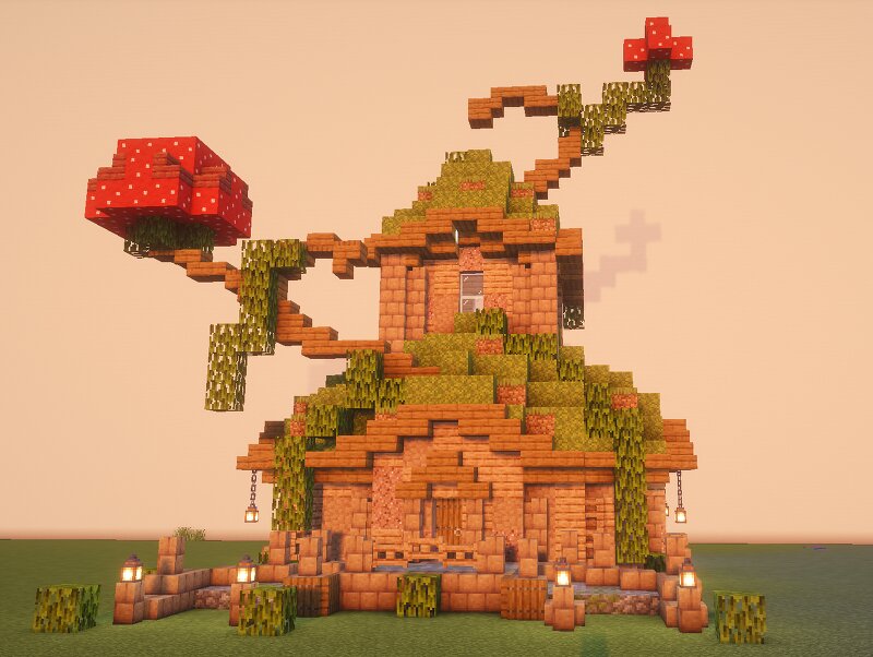 Green Fantasy Mushroom House preview